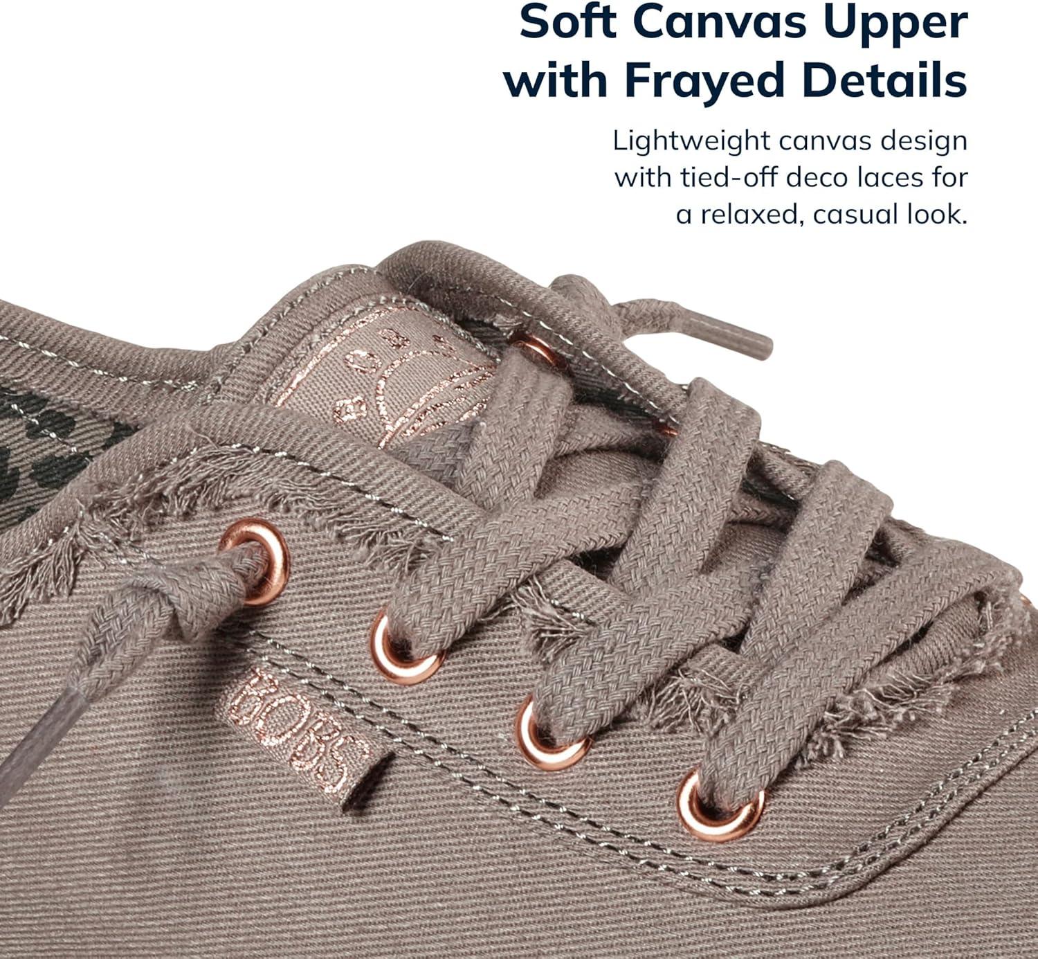 imageSkechers Womens Bobs B Cute Sneaker Memory Foam Flexible Outsole Lightweight Vegan ShoesTaupe