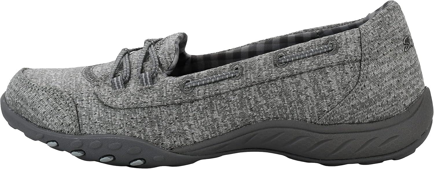 imageSkechers Womens Breathe Easy Good Influence SlipOn ShoeGrey