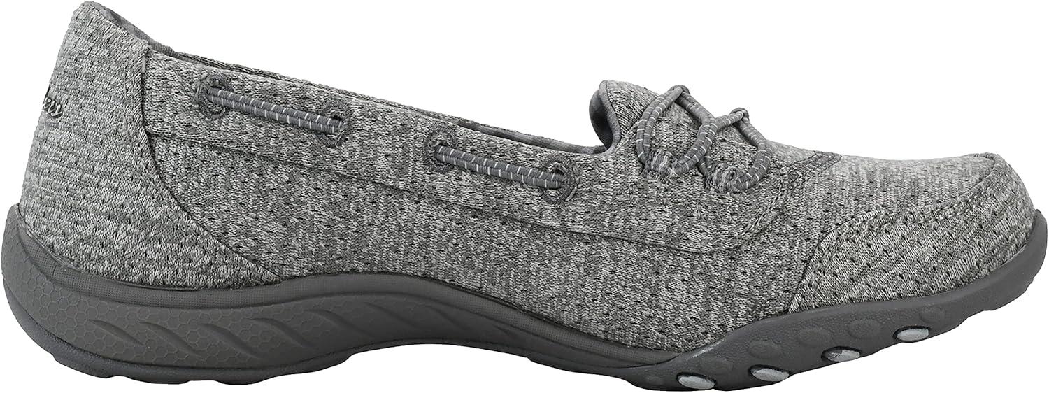 imageSkechers Womens Breathe Easy Good Influence SlipOn ShoeGrey