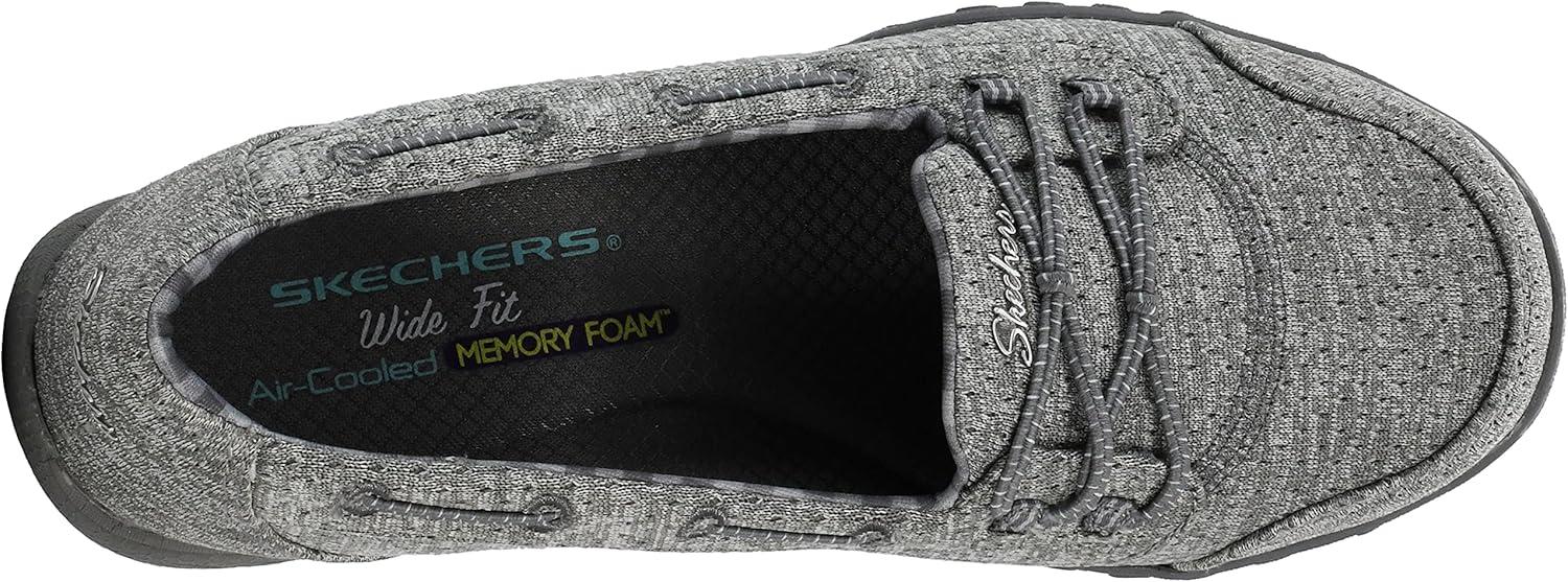 imageSkechers Womens Breathe Easy Good Influence SlipOn ShoeGrey