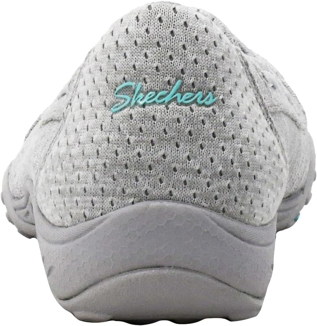 imageSkechers Womens Breathe Easy Good Influence SlipOn ShoeGrey Aqua