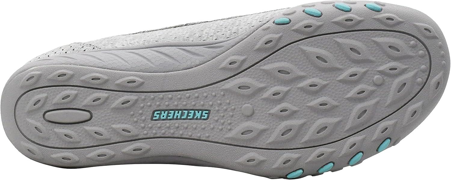 imageSkechers Womens Breathe Easy Good Influence SlipOn ShoeGrey Aqua