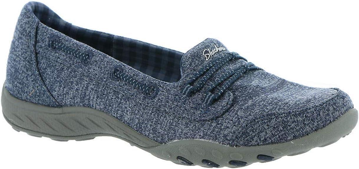 imageSkechers Womens Breathe Easy Good Influence SlipOn ShoeNavy