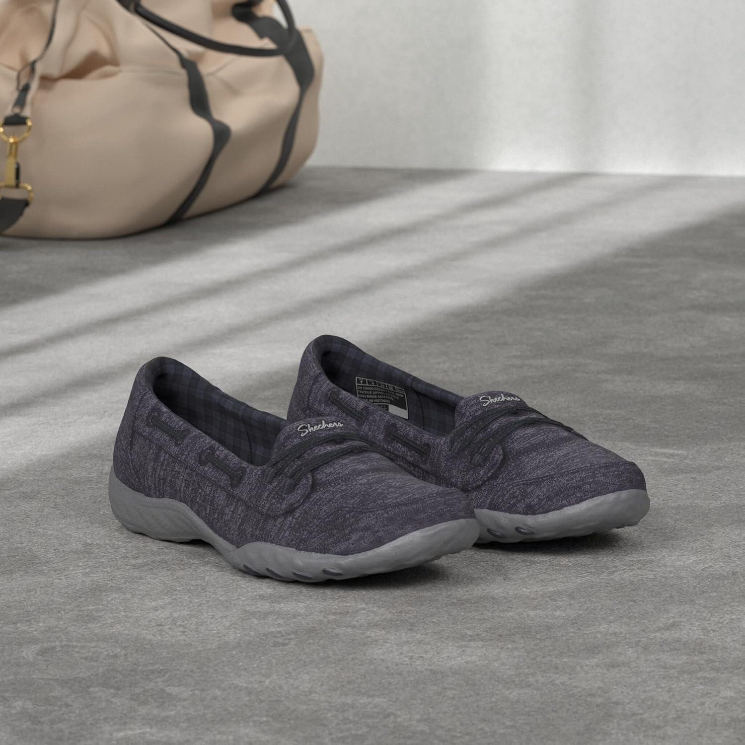 imageSkechers Womens Breathe Easy Good Influence SlipOn ShoeNavy