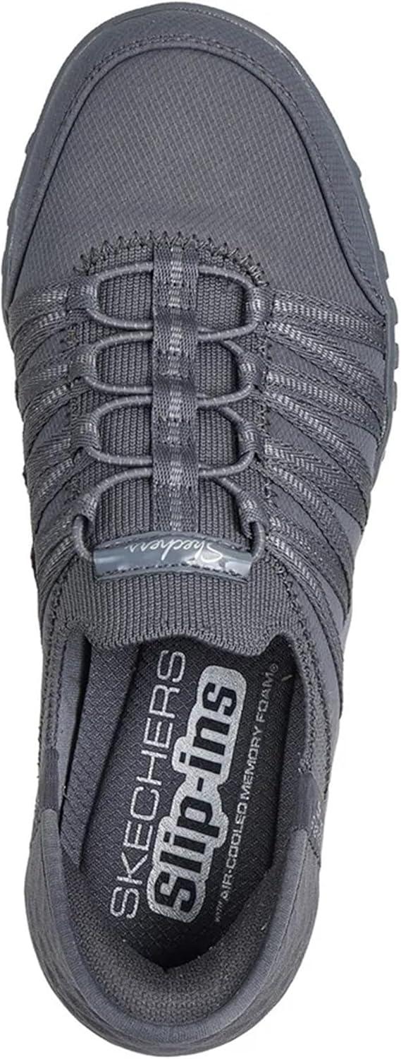 imageSkechers Womens Breathe Easy Roll With Me SneakersCharcoal