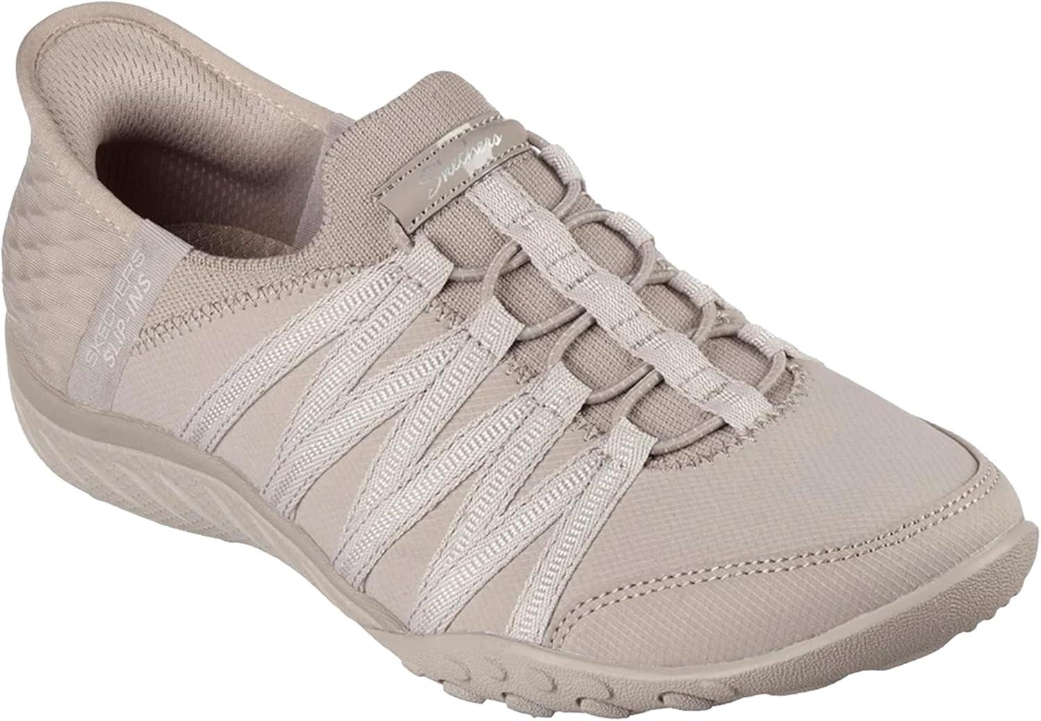imageSkechers Womens Breathe Easy Roll With Me SneakersCharcoal
