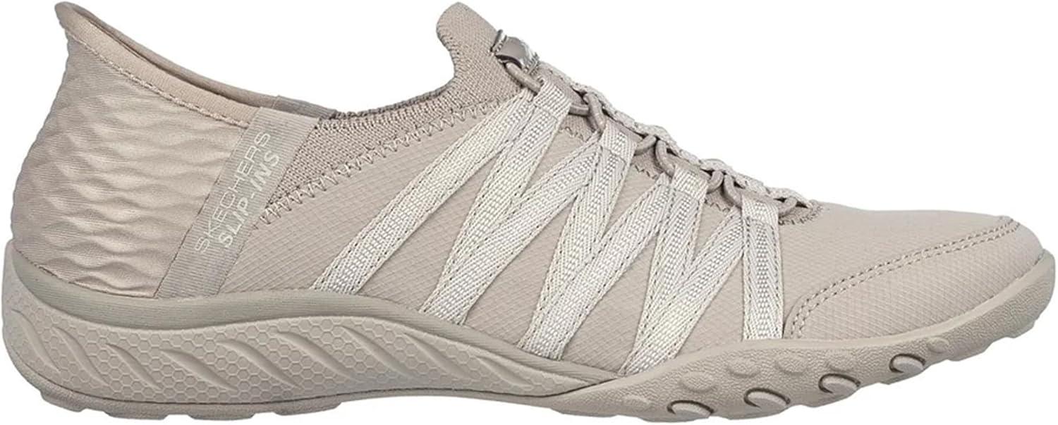 imageSkechers Womens Breathe Easy Roll With Me SneakersCharcoal