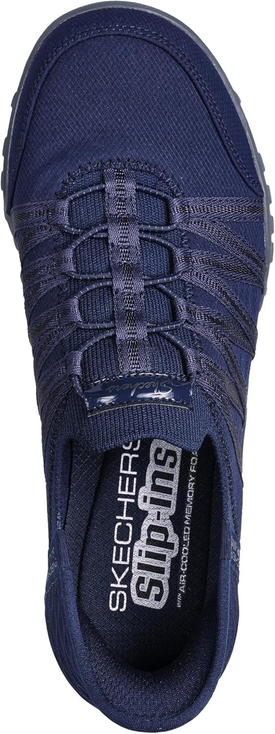 imageSkechers Womens Breathe Easy Roll With Me SneakersNavy