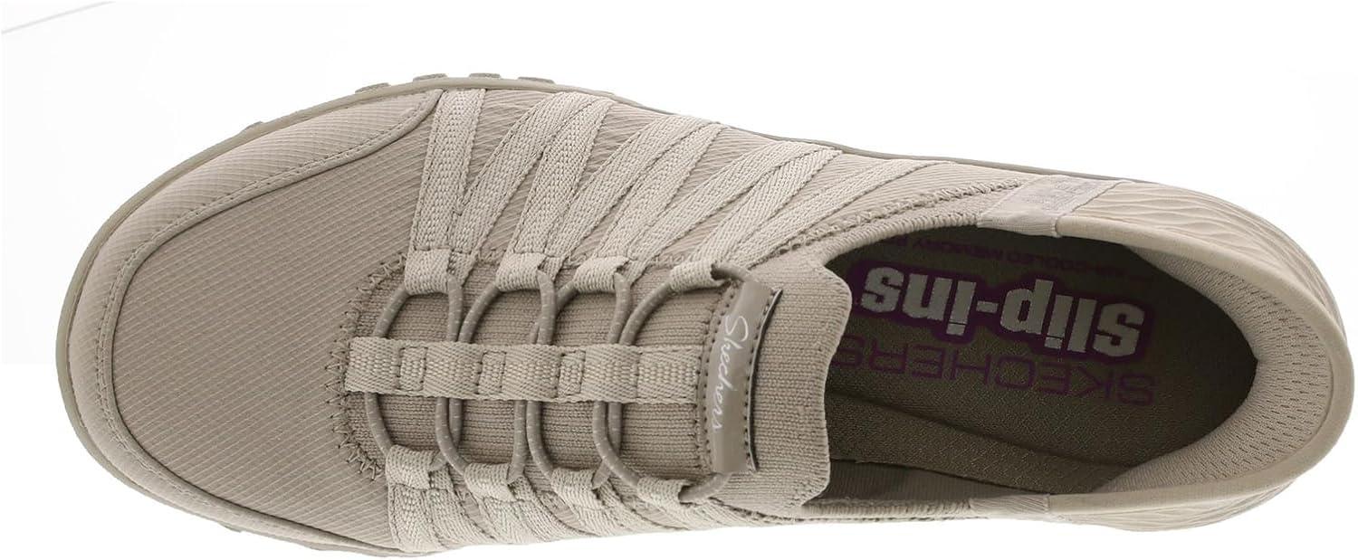 imageSkechers Womens Breathe Easy Roll With Me SneakersTaupe