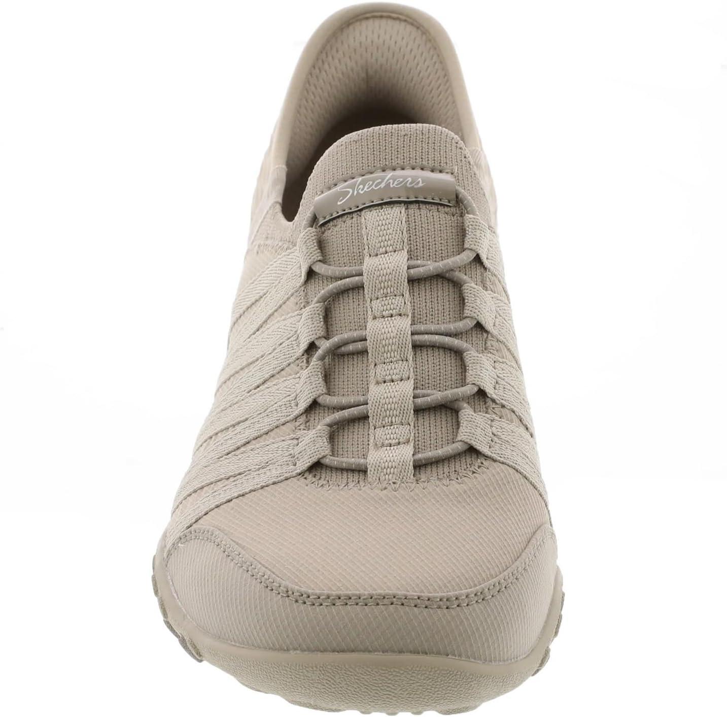 imageSkechers Womens Breathe Easy Roll With Me SneakersTaupe