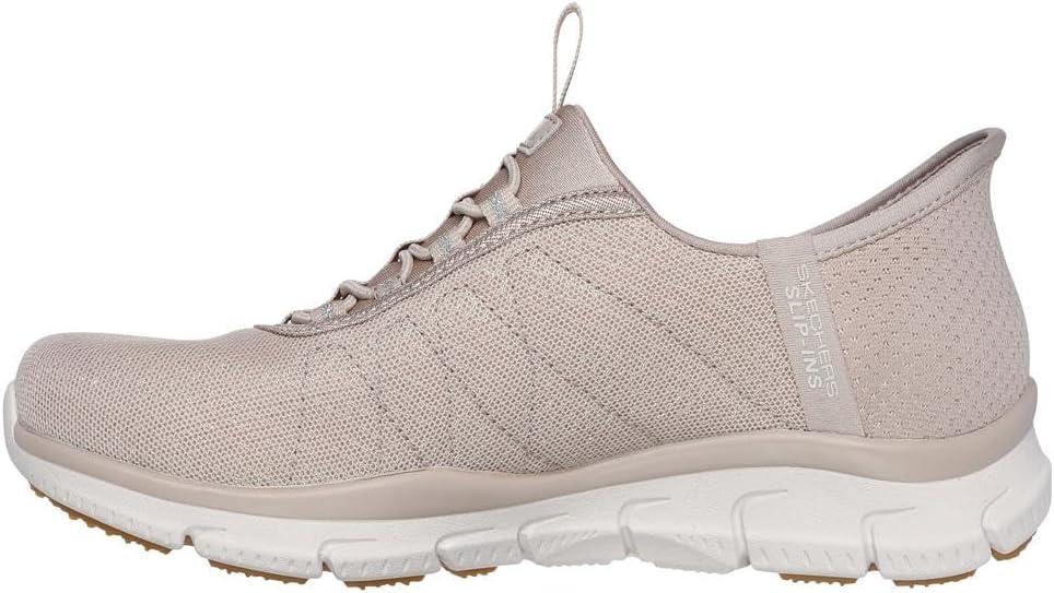 imageSkechers Womens Brilliance Night Shift Hands Free SlipinsTaupe