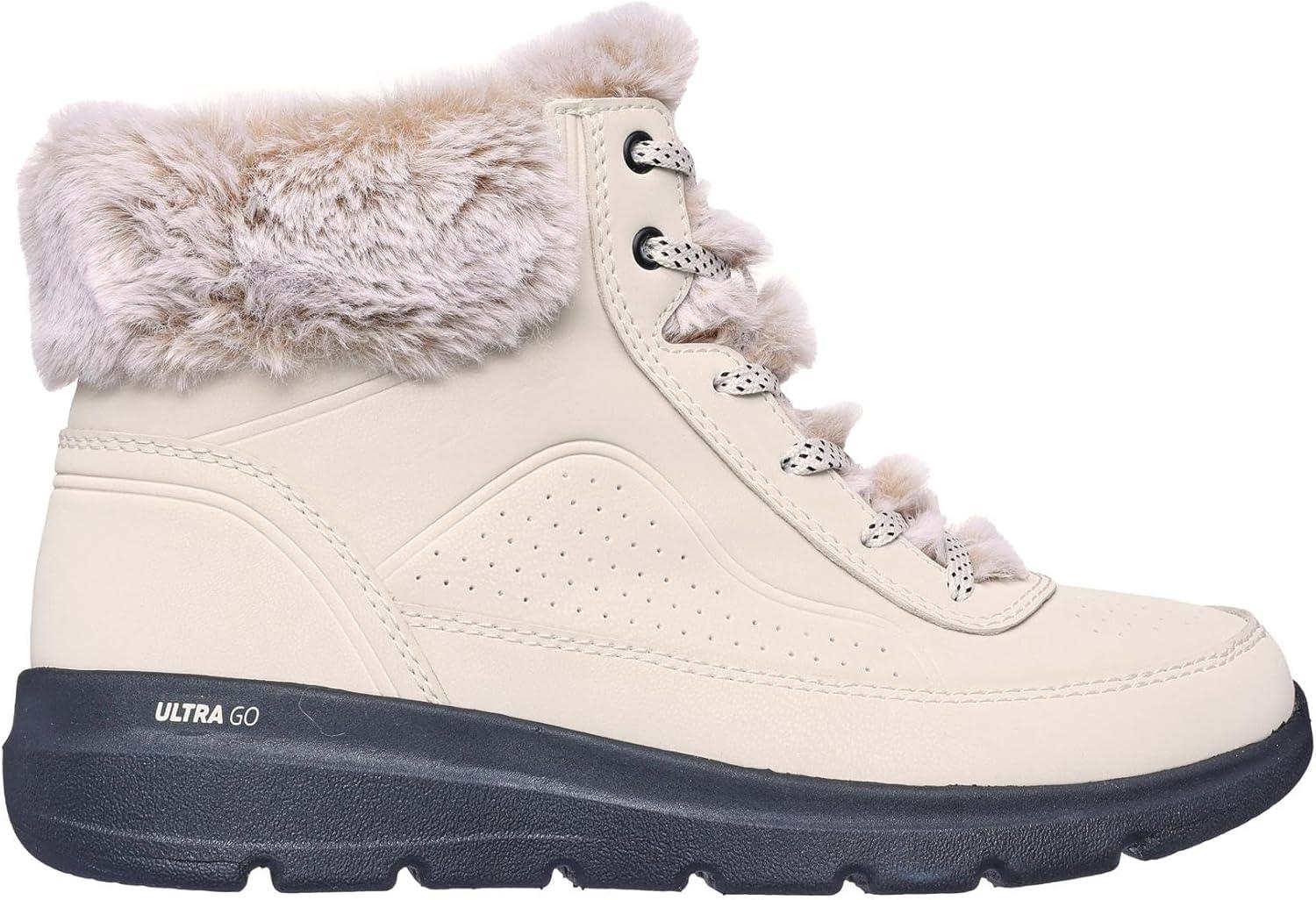 imageSkechers Womens Classic Fashion BootNatural Black