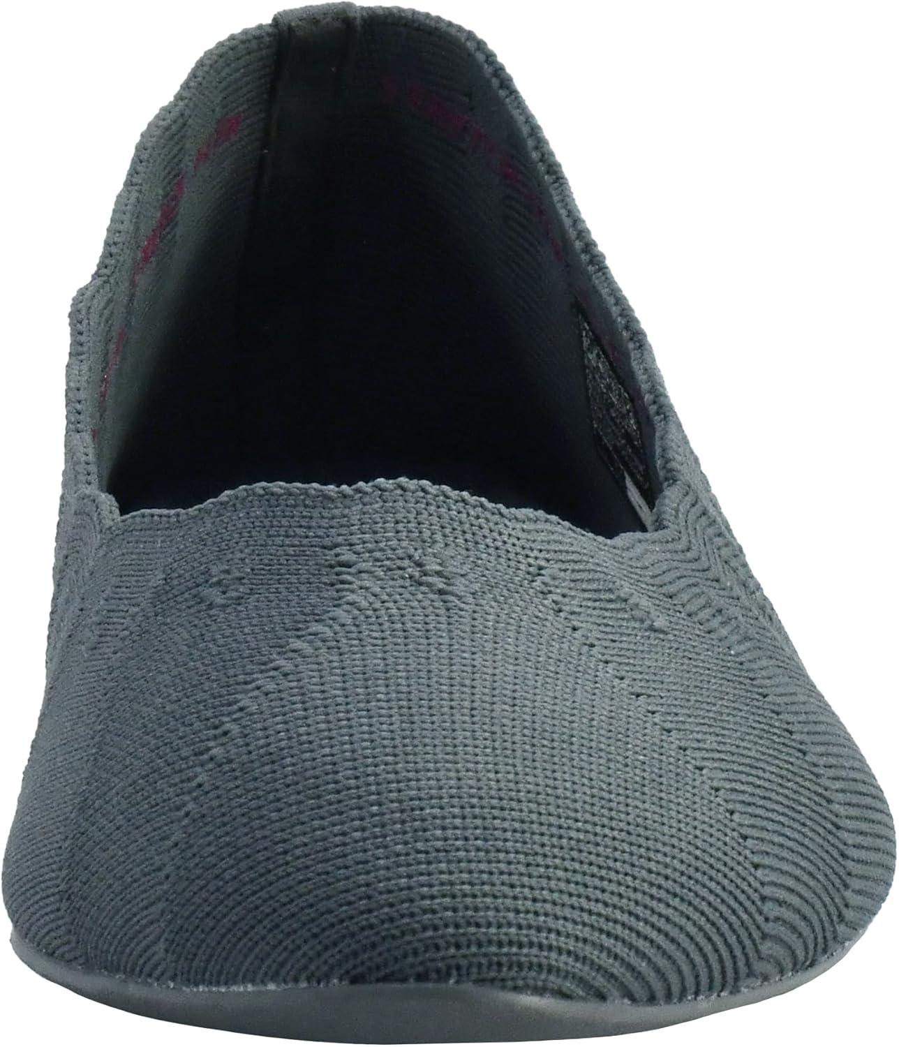 imageSkechers Womens Cleo Bewitch Ballet FlatCharcoal