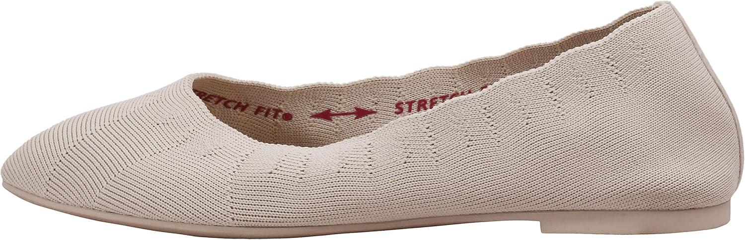 imageSkechers Womens Cleo Bewitch Ballet FlatNatural