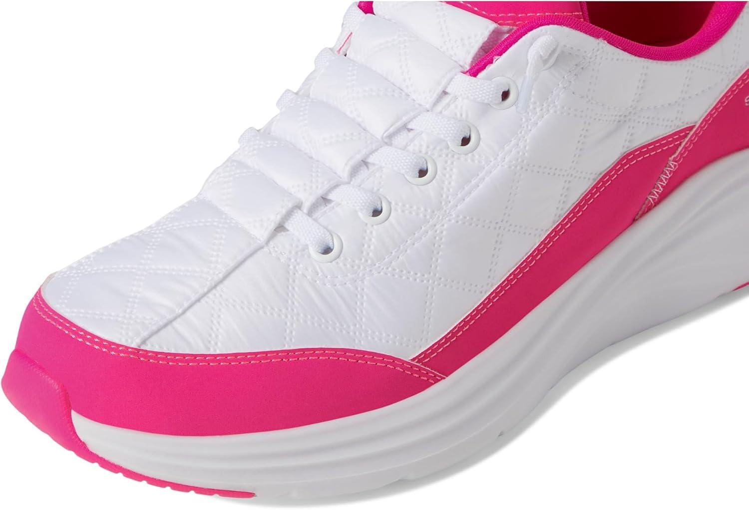 imageSkechers Womens Contour Foam Hands Free SlipIns WhiteHot Pink 11