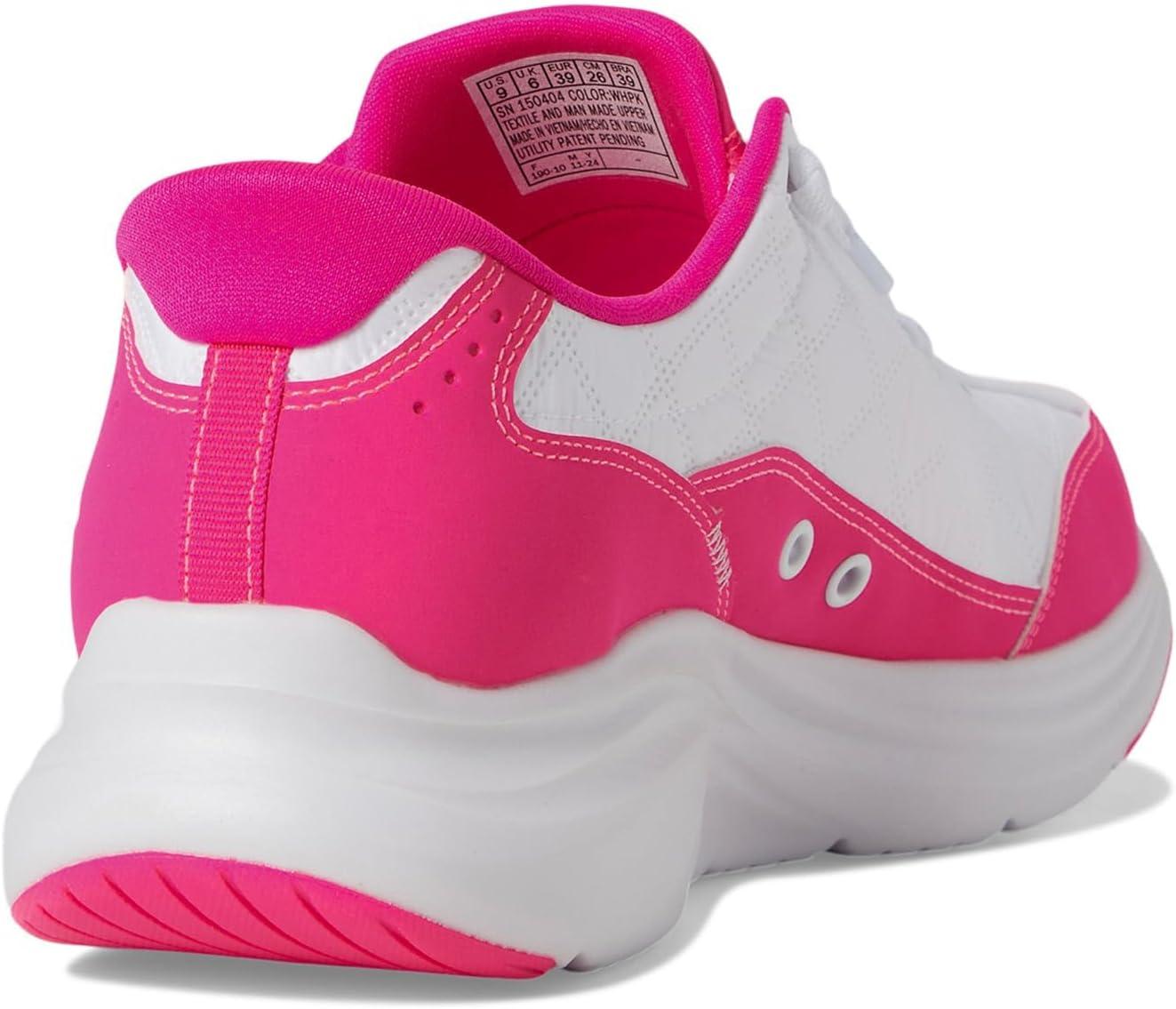 imageSkechers Womens Contour Foam Hands Free SlipIns WhiteHot Pink 11