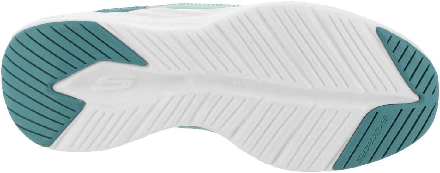 imageSkechers Womens Contour Foam Hands Free SlipIns WhiteTurquiose 9