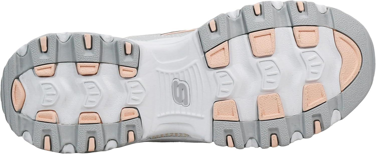 imageSkechers Womens DLites Fresh Start Memory Foam Laceup SneakerGrey