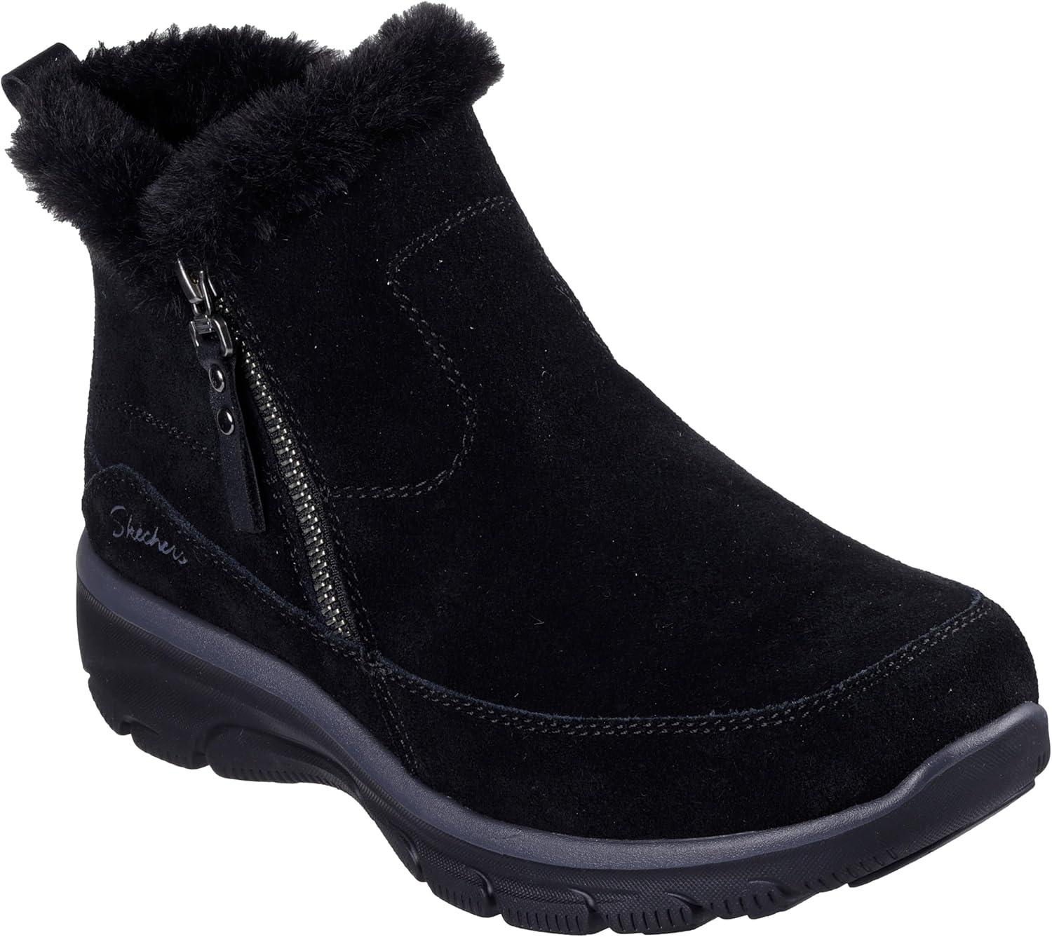 imageSkechers Womens Easy Going Cool Zip BootsBlack