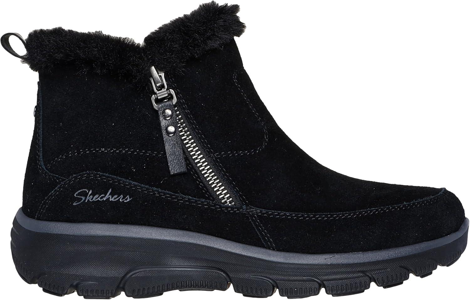imageSkechers Womens Easy Going Cool Zip BootsBlack
