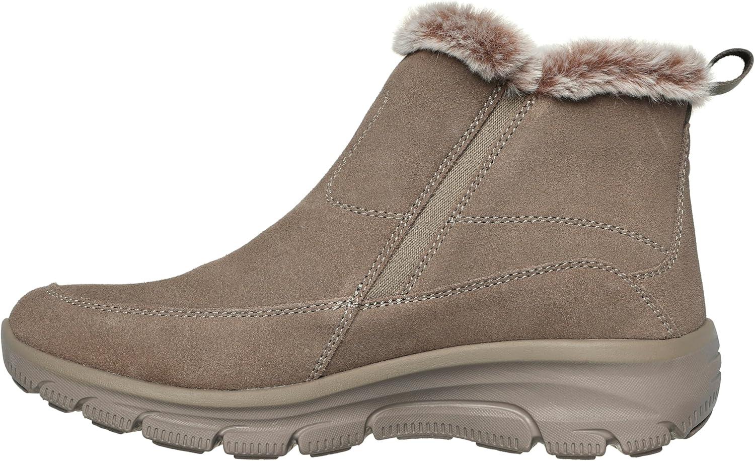 imageSkechers Womens Easy Going Cool Zip BootsTaupe