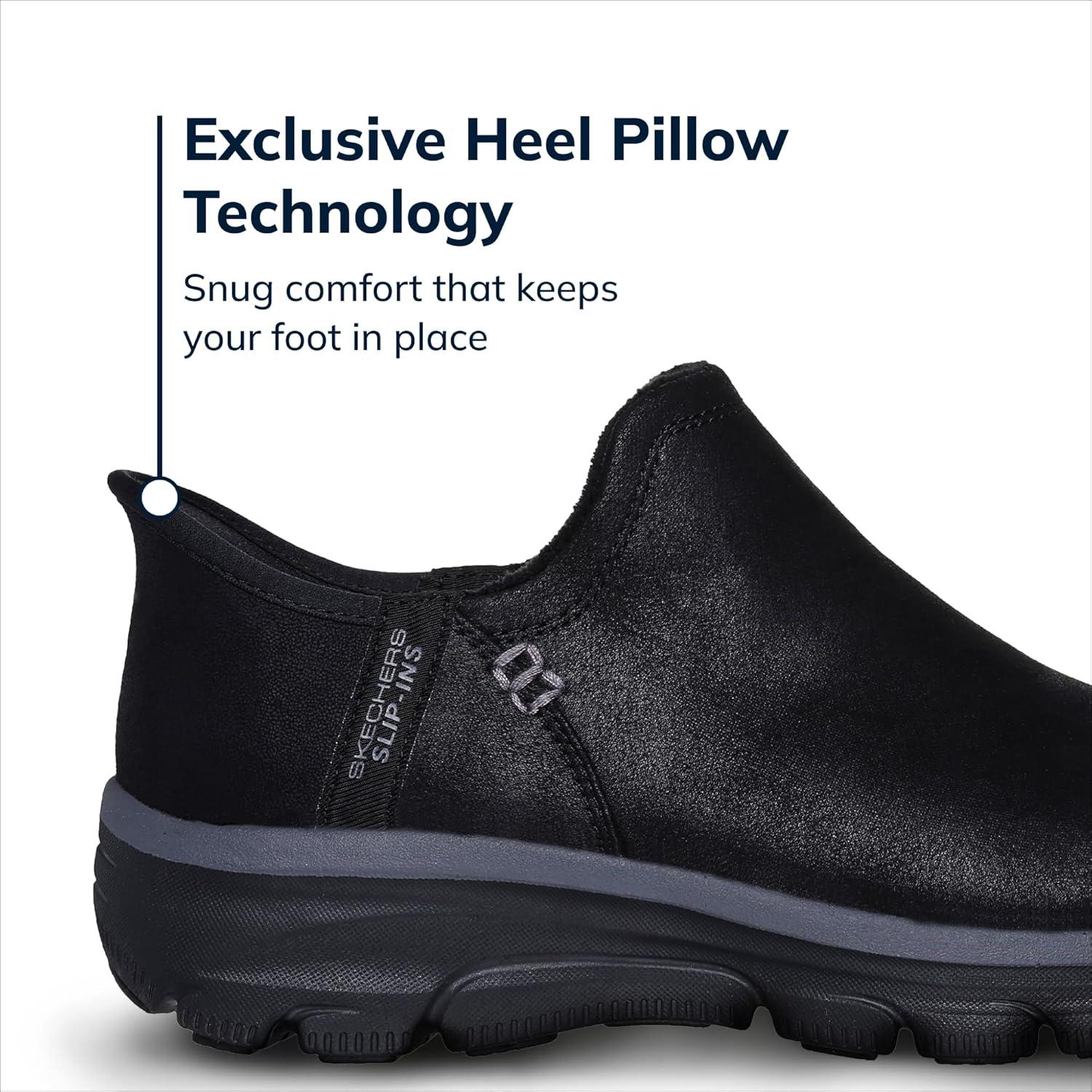 imageSkechers Womens Easy Going Modern Hour Hands Free Slipins Ankle BootsBlack