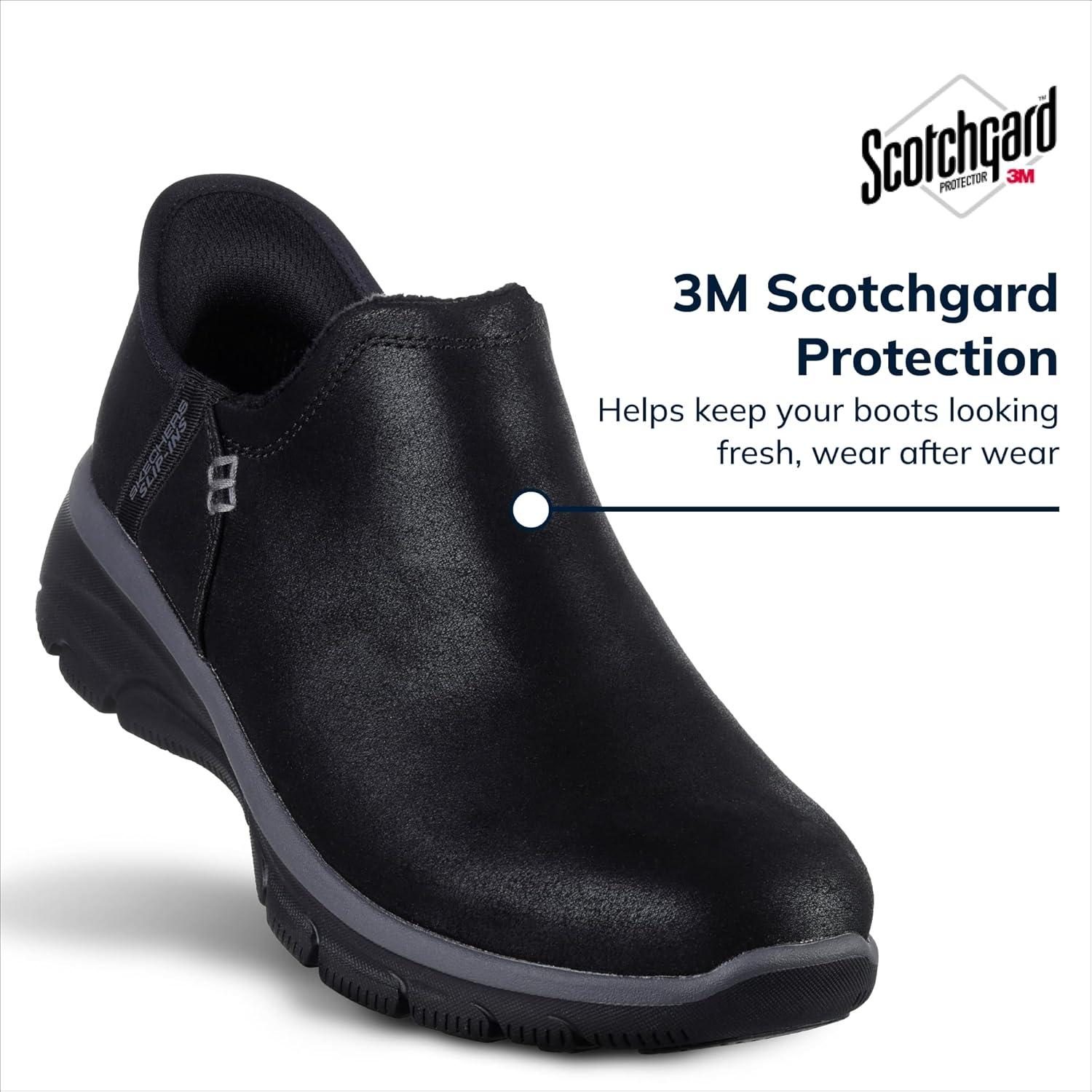 imageSkechers Womens Easy Going Modern Hour Hands Free Slipins Ankle BootsBlack