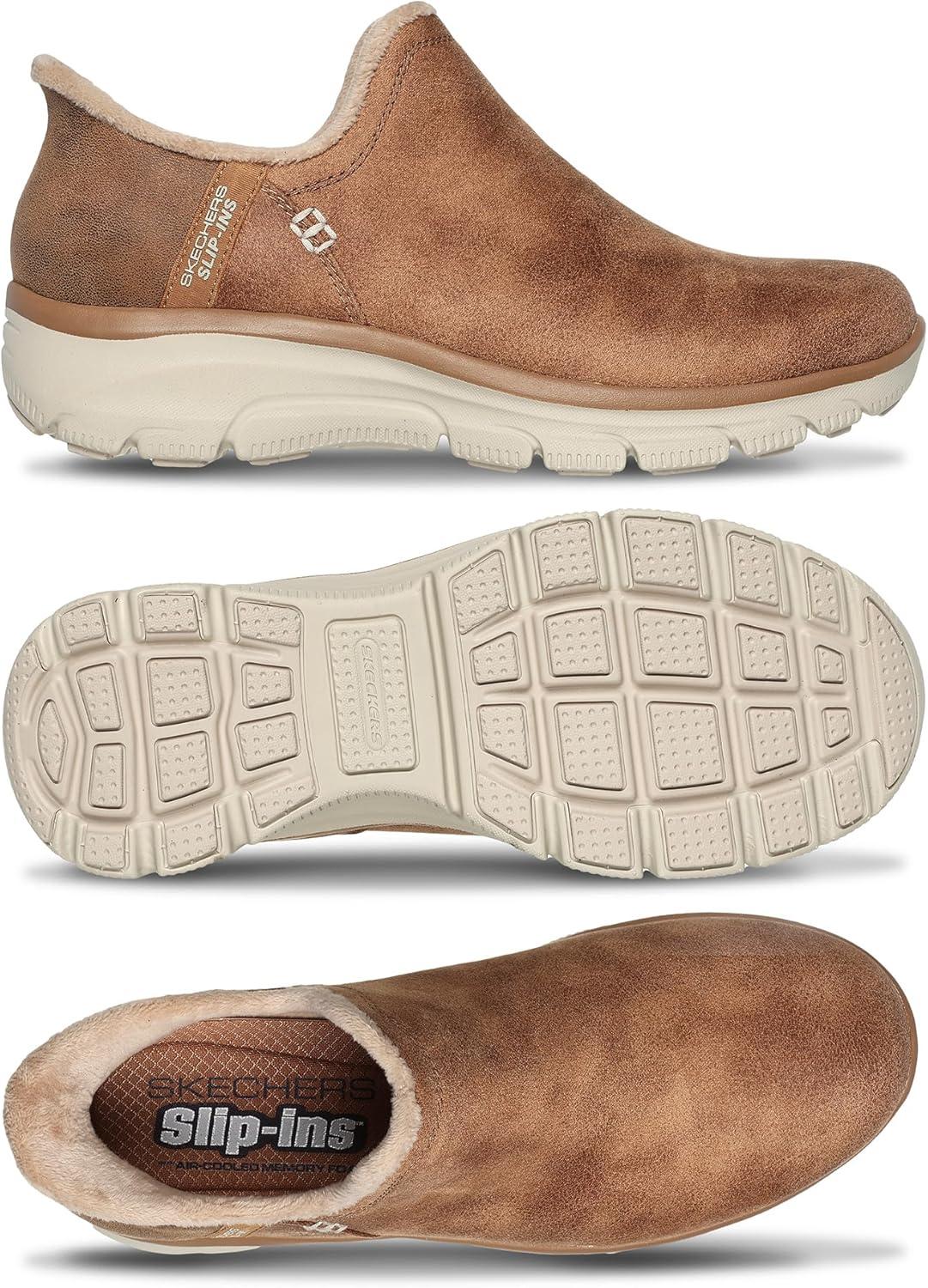 imageSkechers Womens Easy Going Modern Hour Hands Free Slipins Ankle BootsTan