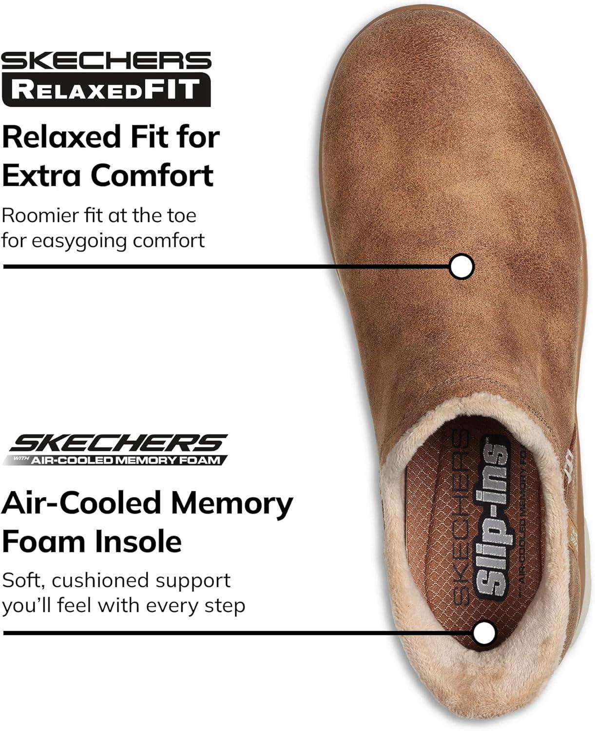 imageSkechers Womens Easy Going Modern Hour Hands Free Slipins Ankle BootsTan