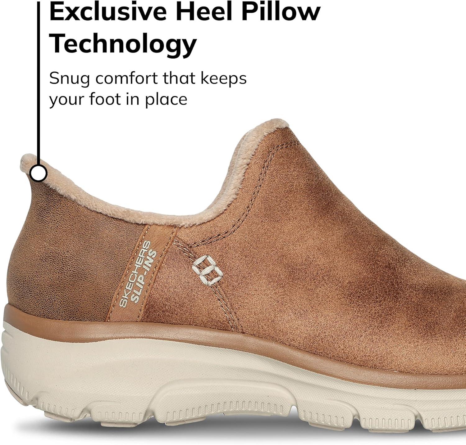 imageSkechers Womens Easy Going Modern Hour Hands Free Slipins Ankle BootsTan