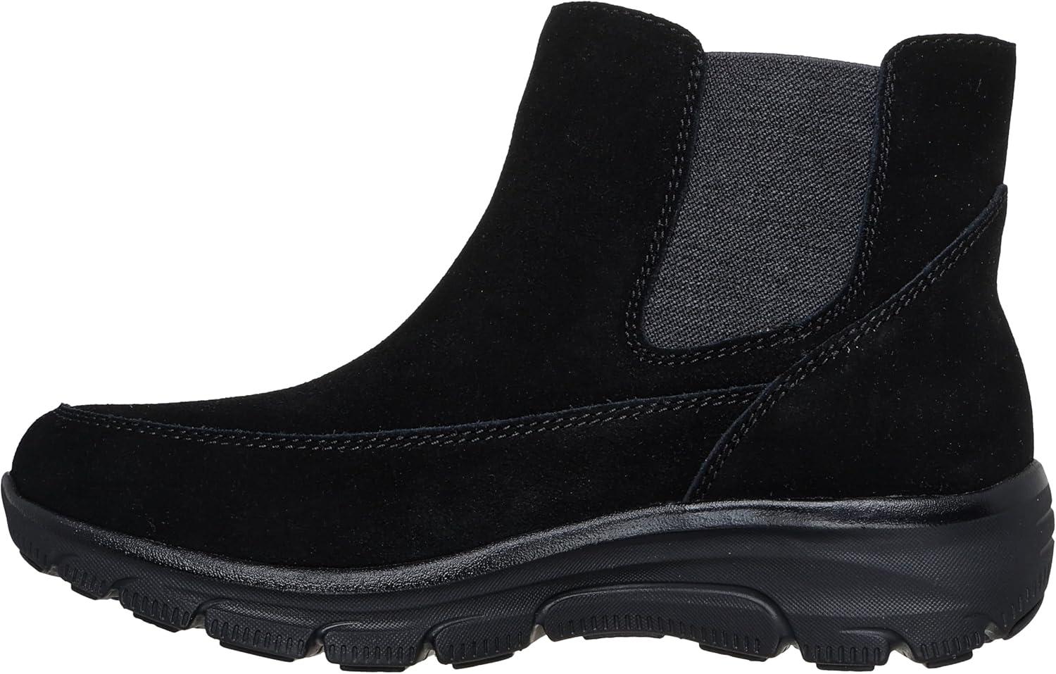 imageSkechers Womens Easy GoingCasual Icon Hands Free Slipins Ankle BootBlackBlack