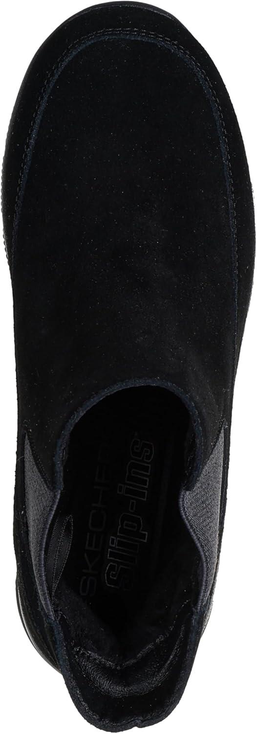 imageSkechers Womens Easy GoingCasual Icon Hands Free Slipins Ankle BootBlackBlack