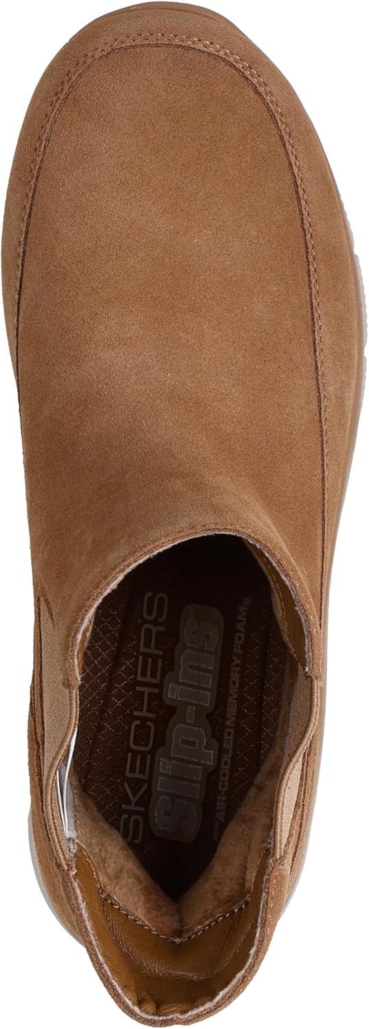 imageSkechers Womens Easy GoingCasual Icon Hands Free Slipins Ankle BootTan