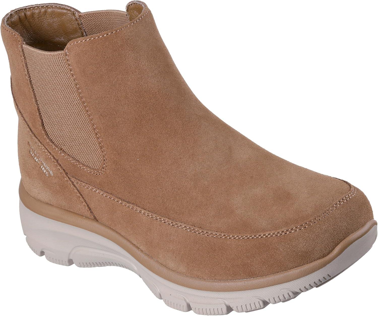 imageSkechers Womens Easy GoingCasual Icon Hands Free Slipins Ankle BootTan