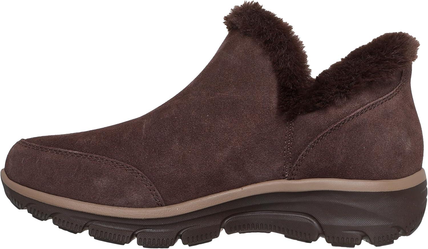 imageSkechers Womens Easy GoingFall Feeling Hands Free Slipins Ankle BootChocolate
