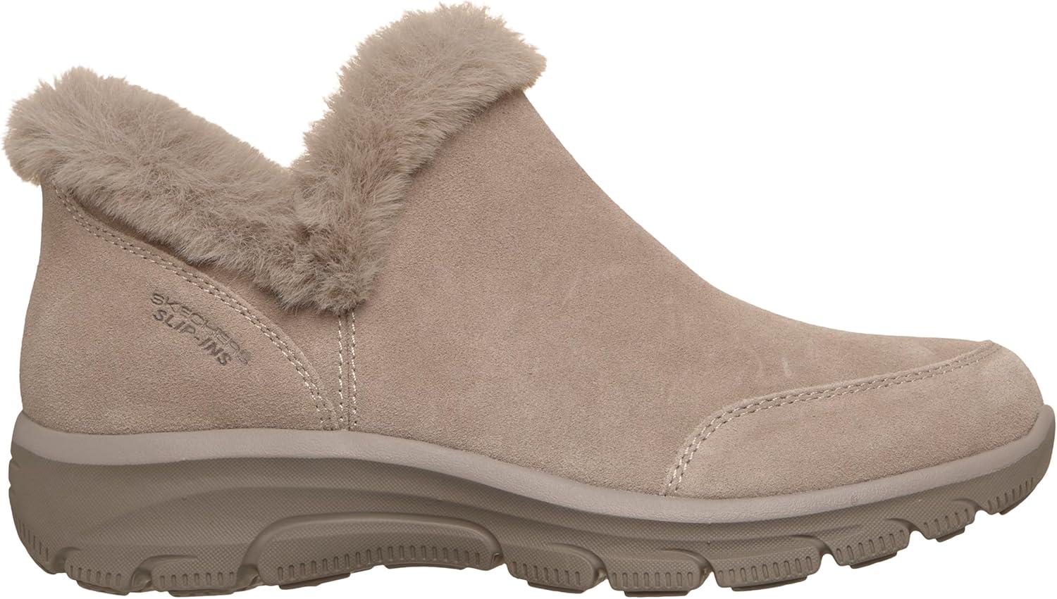 imageSkechers Womens Easy GoingFall Feeling Hands Free Slipins Ankle BootTaupe