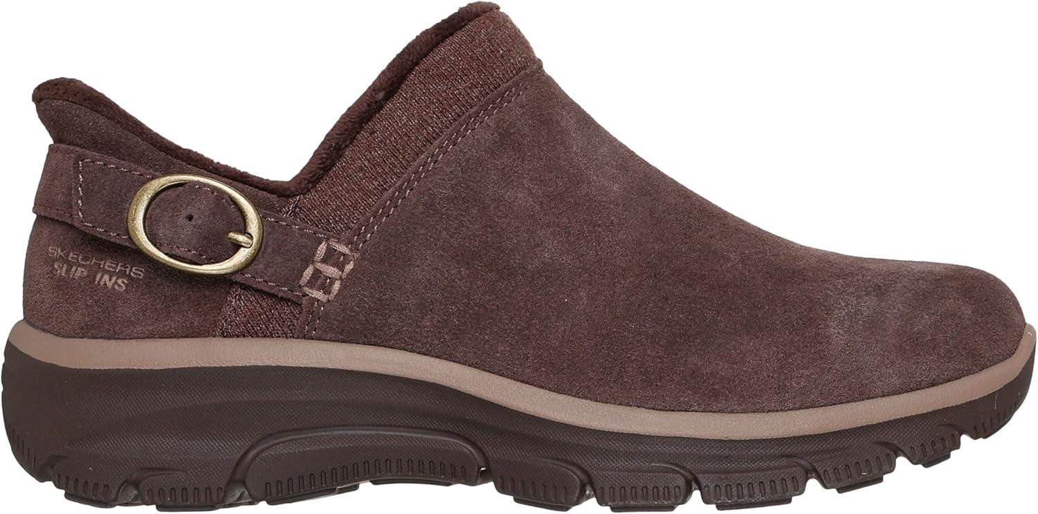 imageSkechers Womens Easy GoingModern Time Hands Free Slipins Ankle BootChocolate
