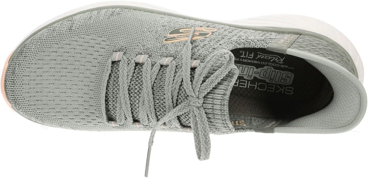 imageSkechers Womens EdgerideImpression Hands Free SlipinsGrorgreyOrange