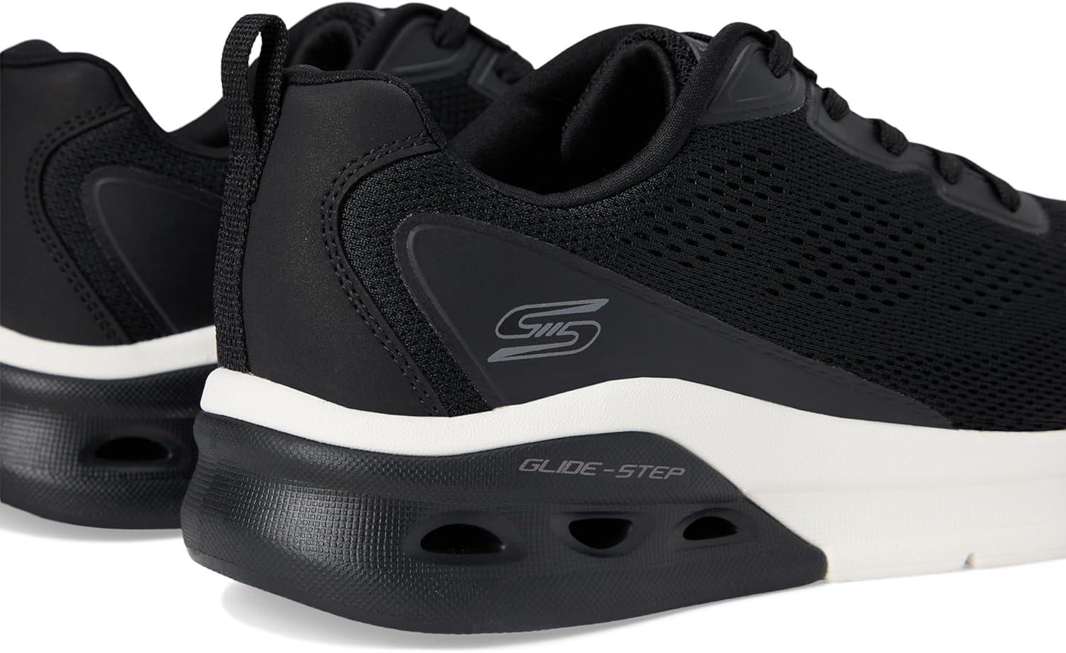 imageSkechers Womens Glide Step Arc Waves 20 Now inBlackWhite