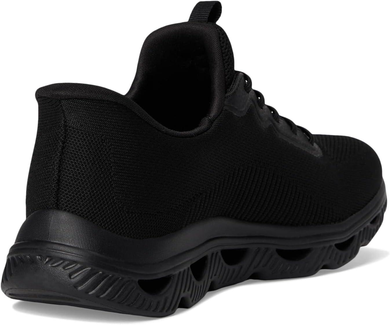 imageSkechers Womens Glide Step Arc Waves SlipinsBlackBlack