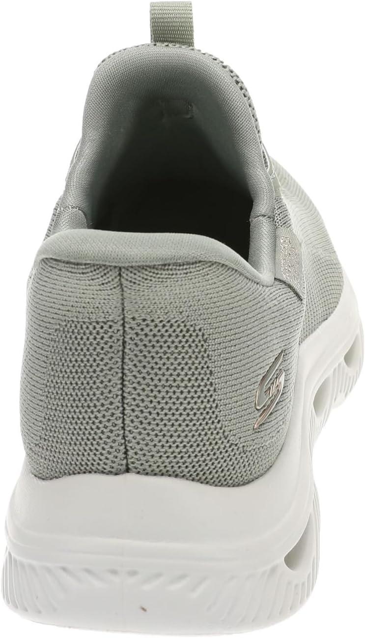 imageSkechers Womens Glide Step Arc Waves SlipinsOlive