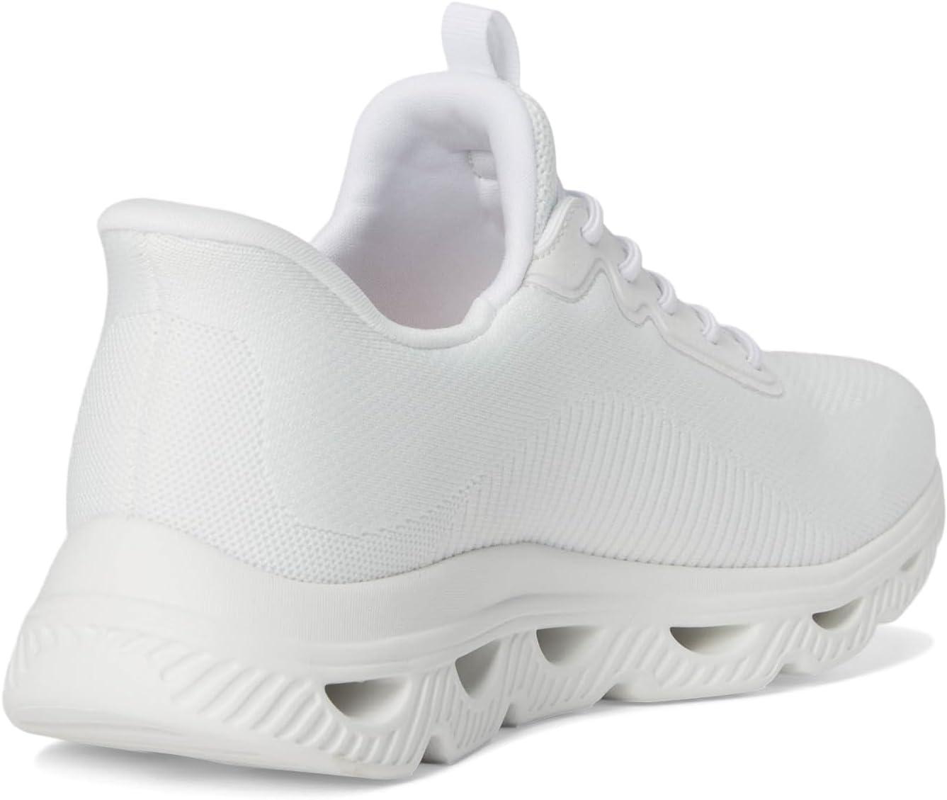 imageSkechers Womens Glide Step Arc Waves SlipinsWhite