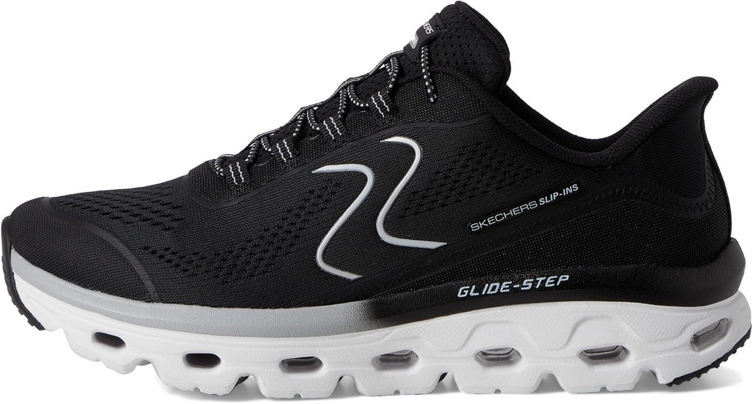 imageSkechers Womens Glide Step Sole Hands Free SlipinsBkwblackWhite
