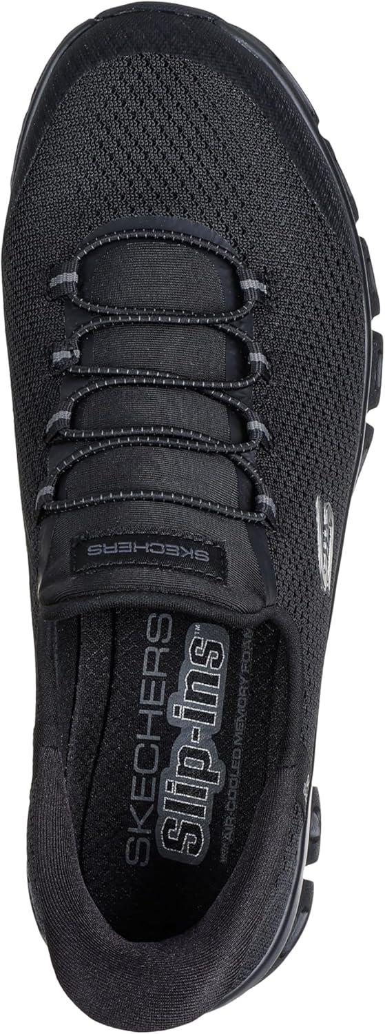 imageSkechers Womens GlideStep Pursuit Hands Free SlipinsBbk