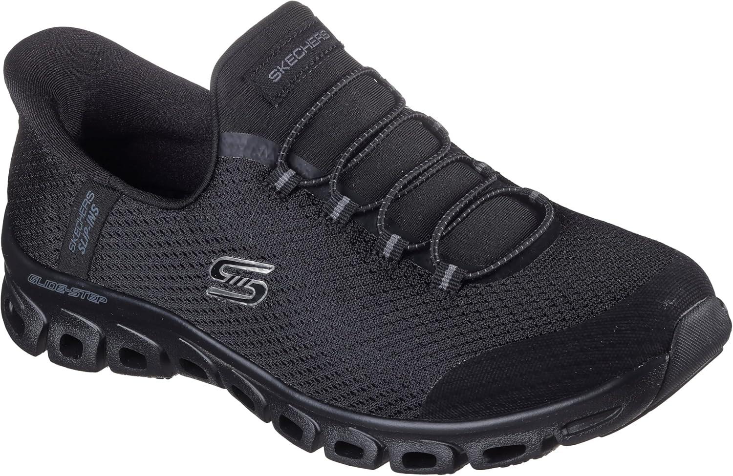 imageSkechers Womens GlideStep Pursuit Hands Free SlipinsBbk