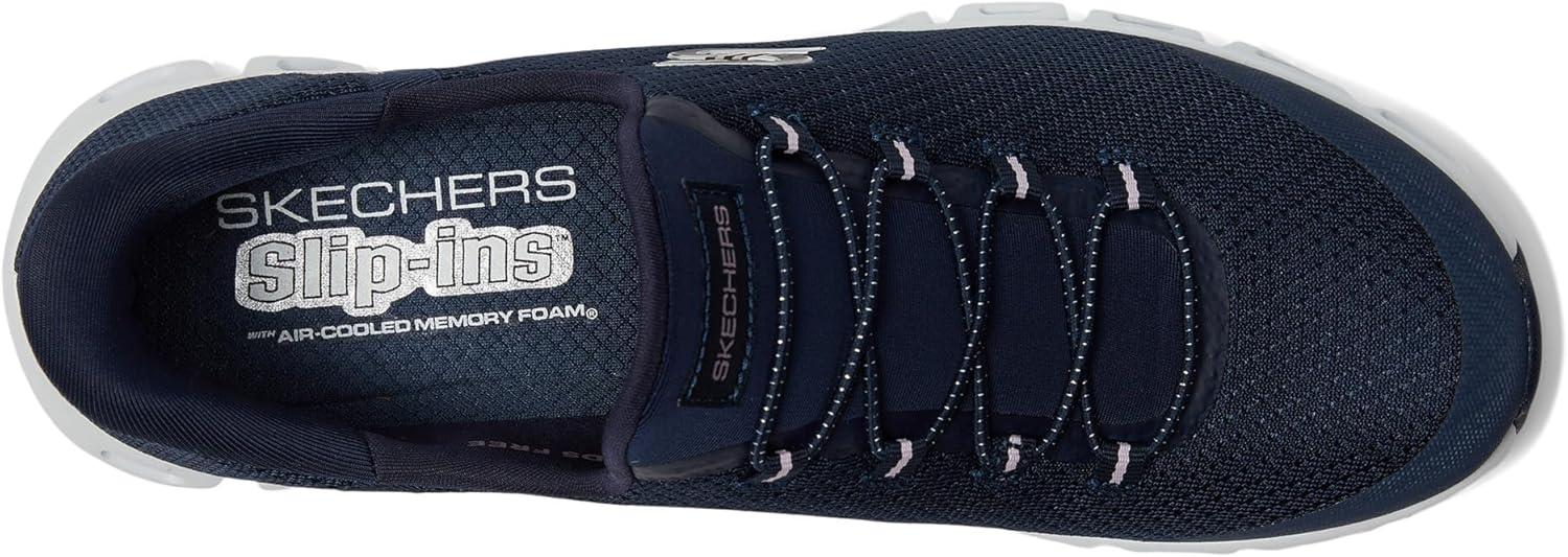 imageSkechers Womens GlideStep Pursuit Hands Free SlipinsNvy