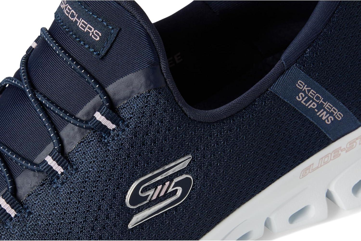 imageSkechers Womens GlideStep Pursuit Hands Free SlipinsNvy