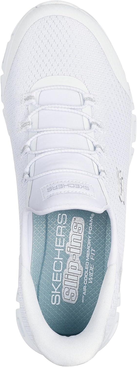 imageSkechers Womens GlideStep Pursuit Hands Free SlipinsWslwhiteSilver