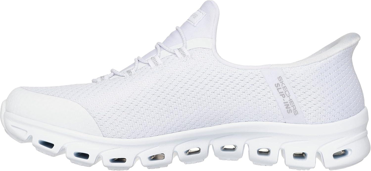 imageSkechers Womens GlideStep Pursuit Hands Free SlipinsWslwhiteSilver