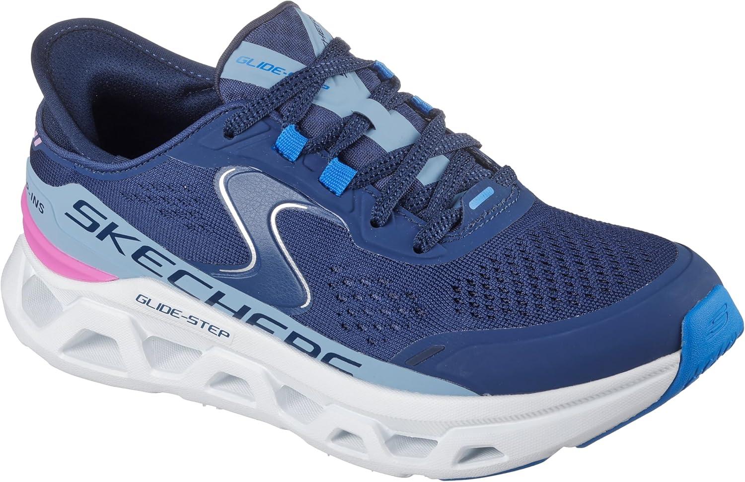 imageSkechers Womens GlideStep Atlus Hands Free SlipinsNvblnavyBlue